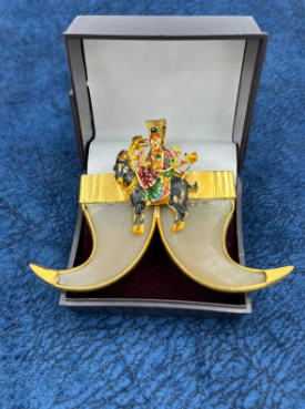 1 Gram Gold Plated Dull Lion Nail Pendant for Men